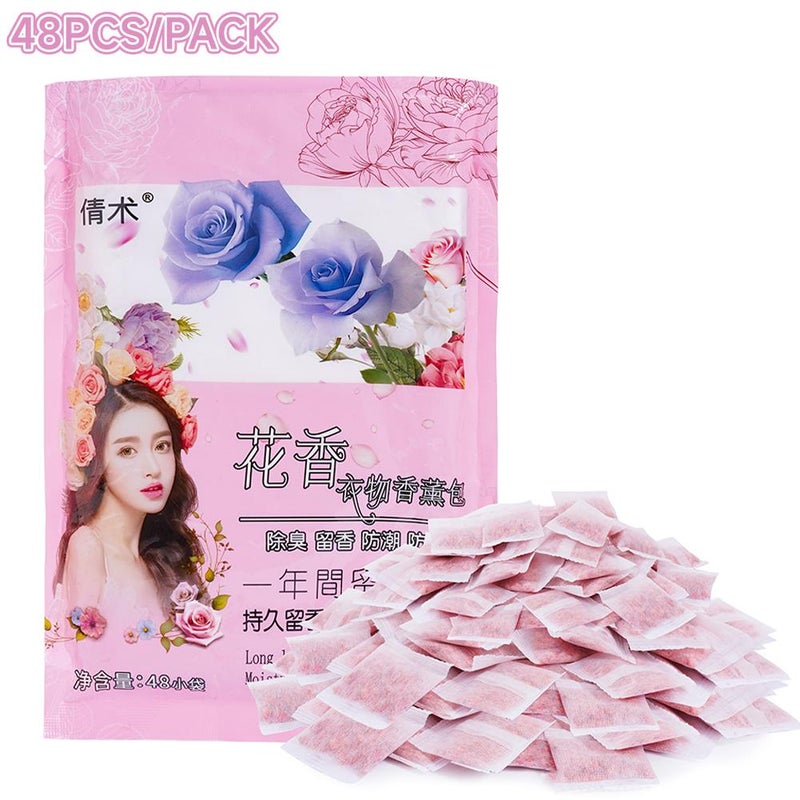 Floral scent for home and indoor use, preventing mold and odor, protecting clothes and wardrobes from moths and moisture.